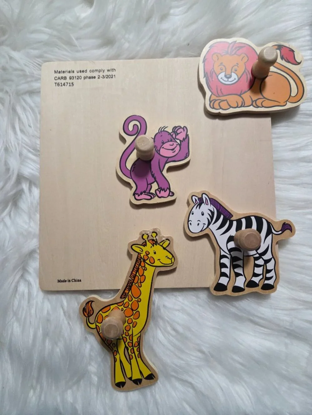 Lakeshore Animal Knob Puzzle